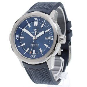 IWC SCHAFFHAUSEN Aqua timer IW328801 Date Navy Dial Automatic Men's Watch